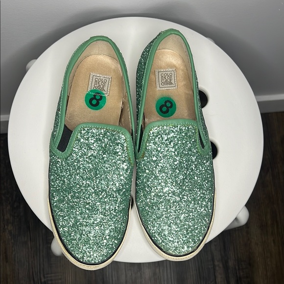 Colors of California Green sparkle Shoes - Picture 3 of 5